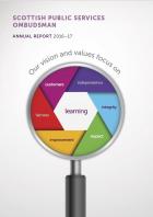 SPSO 2016-17 Annual Report Front Cover Thumbnail